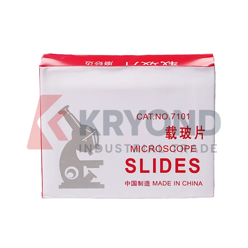 Microscope Glass Slides Cover Slips Optical Glass High Clarity Precision for Biological Sample Preparation Lab Consumables Test