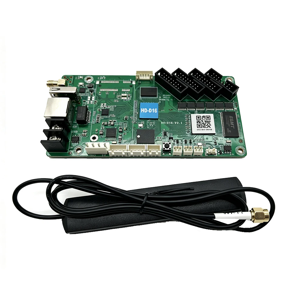 HD-D16 Controller Wifi Rj45 Usb Asynchronous Control Card P1.25 P1.875 P3 P4 P5 P6 P10 Rgb Full Color Dot Matrix Led Screen