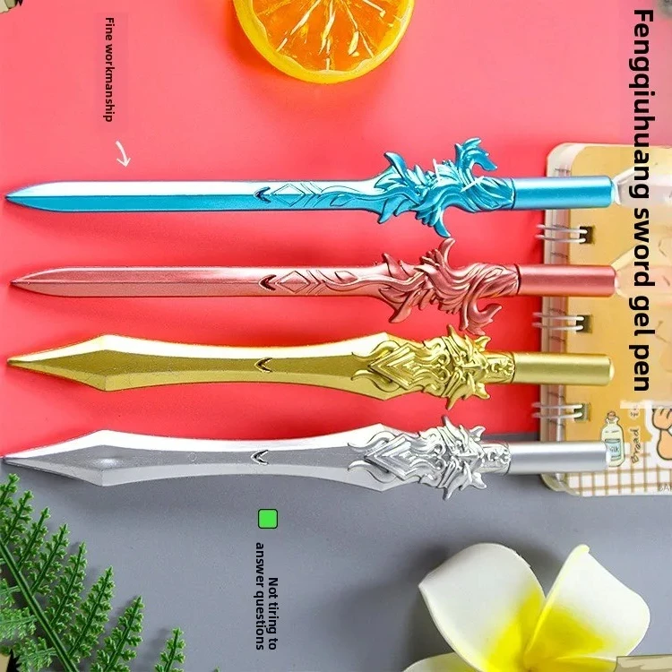 

12 Pcs Gel Pens Creative Stationery Student Writing Tools Water-based Pen Vintage Writing Supplies