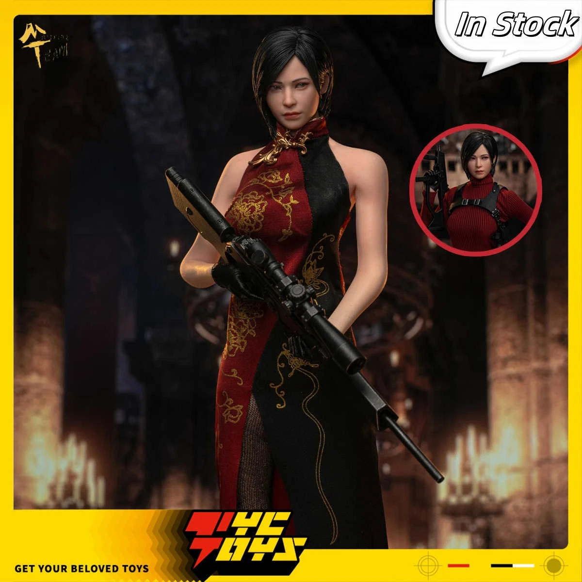 

In Stock Original MASTER TEAM Ada Wong 1/6 Action Figure MTTOYS018 12inch Full Set Model Toys