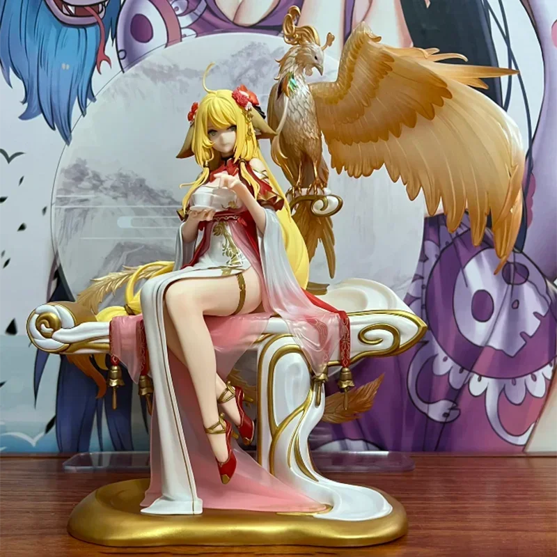 Stock Fox Spirit Matchmaker Action Figurals Tushanhong Anime Action Figurine Statue 27cm Doll Decor Toy Model Toy Xmas Gifts