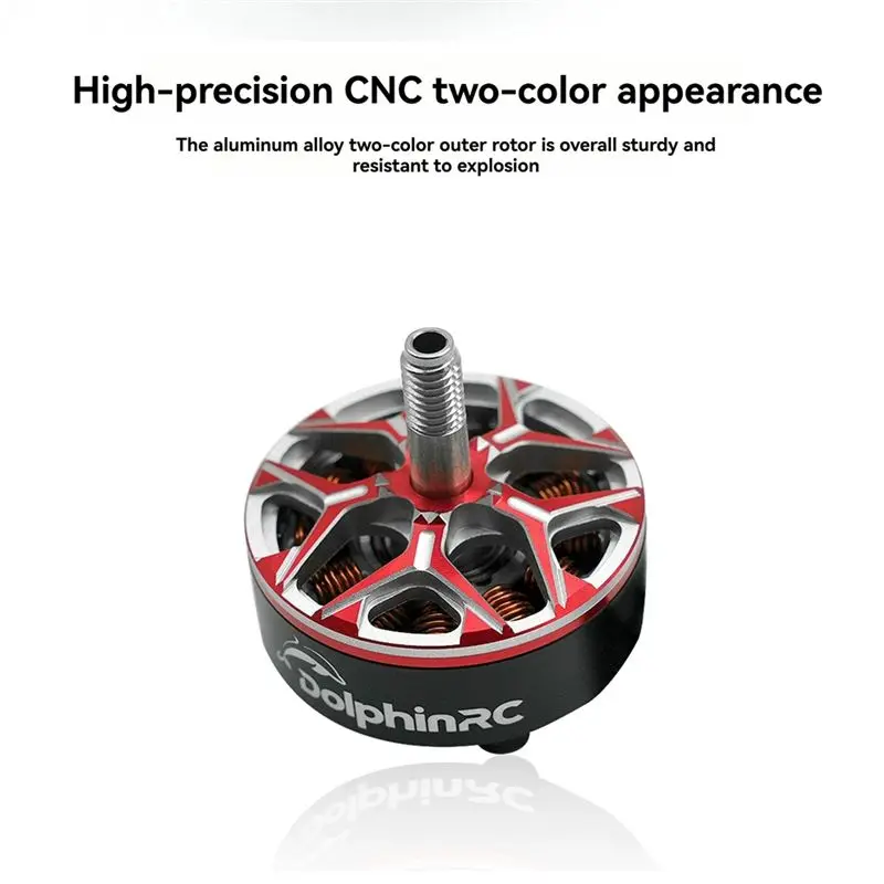 DT23 2808 1300KV Brushless Motor for 7inch RC FPV Drone 5mm Shaft 6S Low Noise Design 1300KV Drone Motor