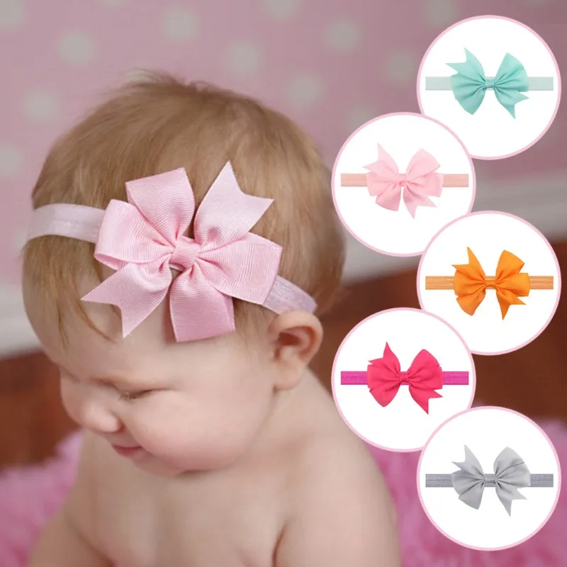 

Baby Headband Girl Newborn Kids Children Rubber Bandage Bands Elastics Hair Accessory Hairbands Clothing Bowknot Photography
