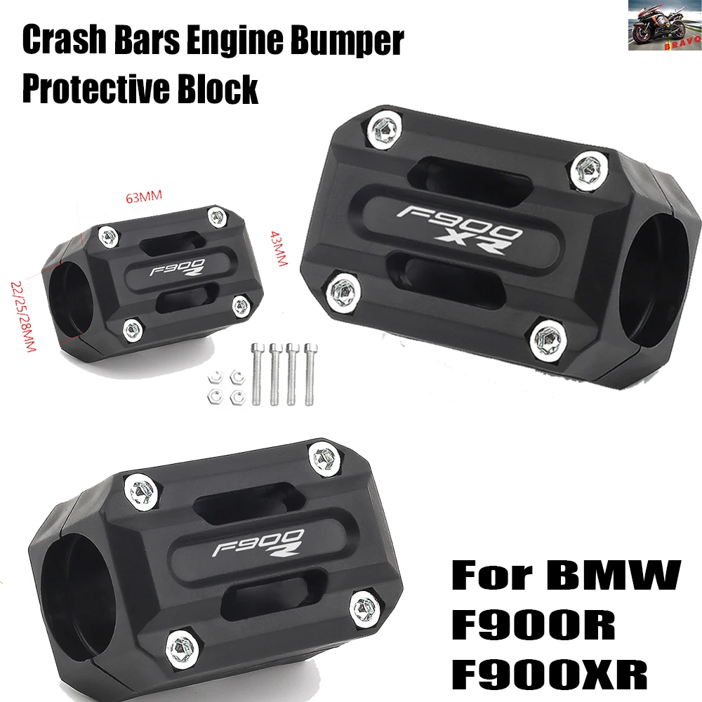 

New For BMW F900R F900XR 900 XR R Accessories Engine Bumper Crash Protection Motorcycle Engine Bumper Protective Block 2025