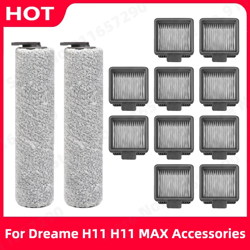 

Roller Main Soft Brush Hepa Filter Spare Parts For Dreame H11 MAX Electric Floor Household Wireless Vacuum Cleaner Accessories