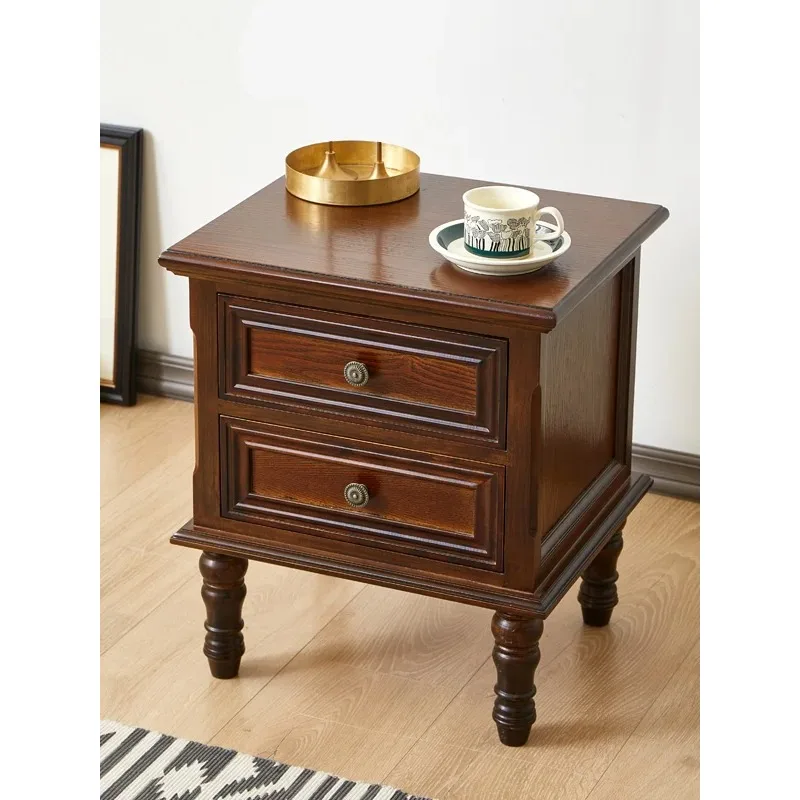 

[2026] Hot SaleSolid Wood Vintage Walnut Small Size Storage Cabinet