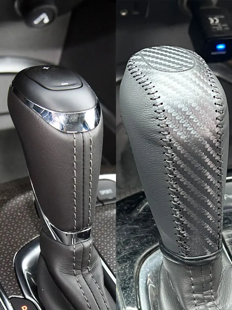 

For Chevrolet Malibu XL Equinox Cruze DIY Car Gear Shift Knob Cover Gear Shift Collars Gear Lever Sleeve Cover