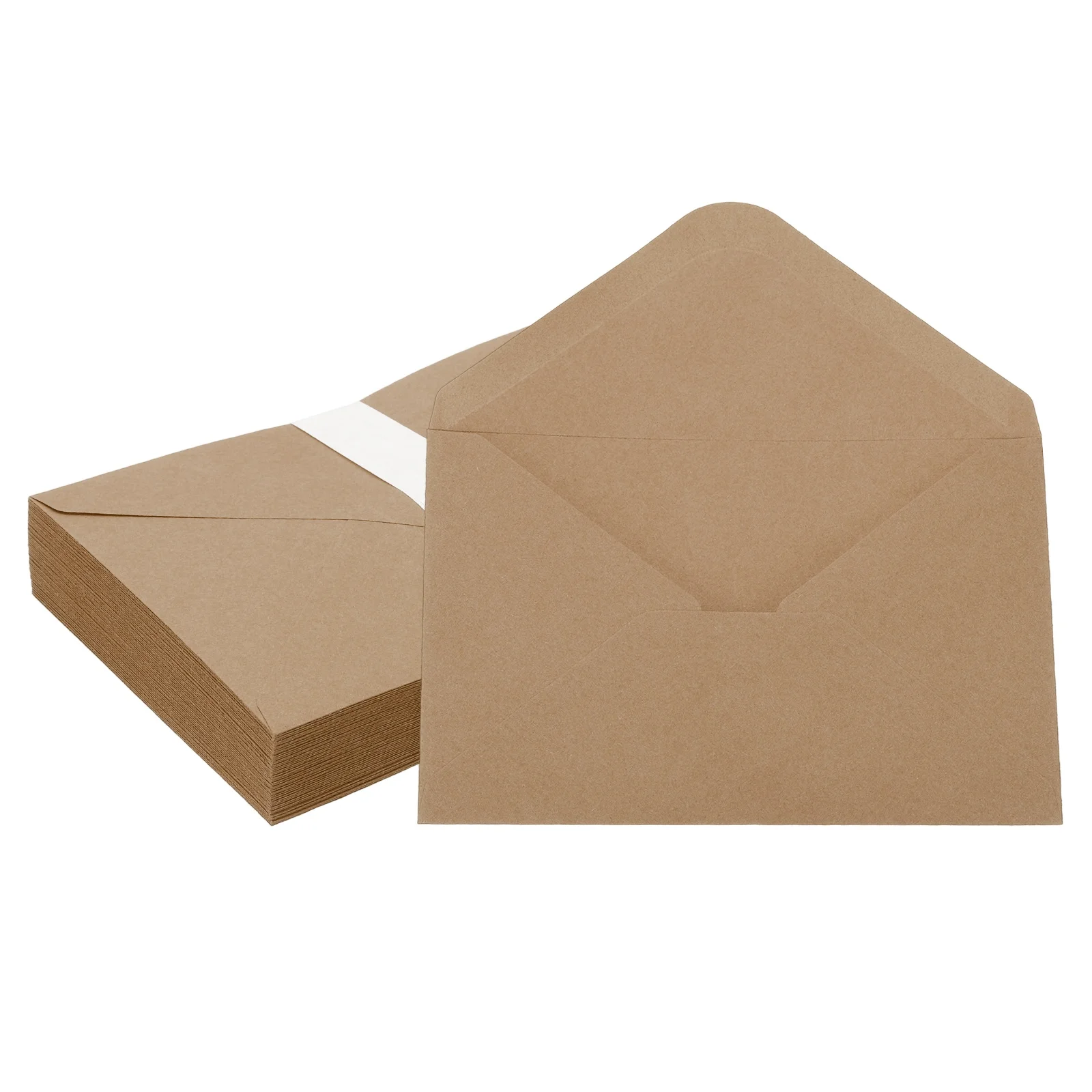 

50Pcs Wedding Invitation Envelopes A6 Greeting Card Gift Envelope V-Flap Paper Envelopes Card Sleeves for Birthday Graduation