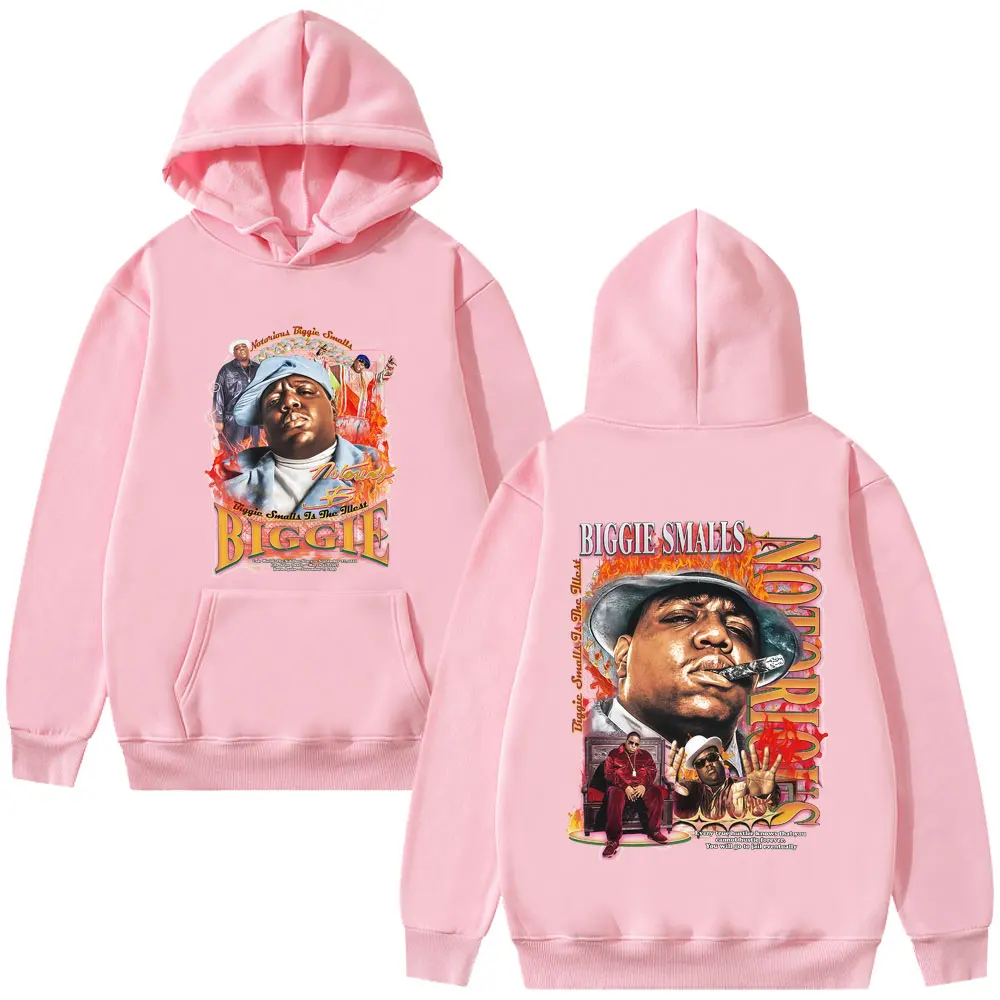 Rapper The Notorious Big Hoodie Biggie Smalls Graphic Hooded Sweatshirt Men's Women's Hip Hop Fashion Oversized Pullover Hoodies
