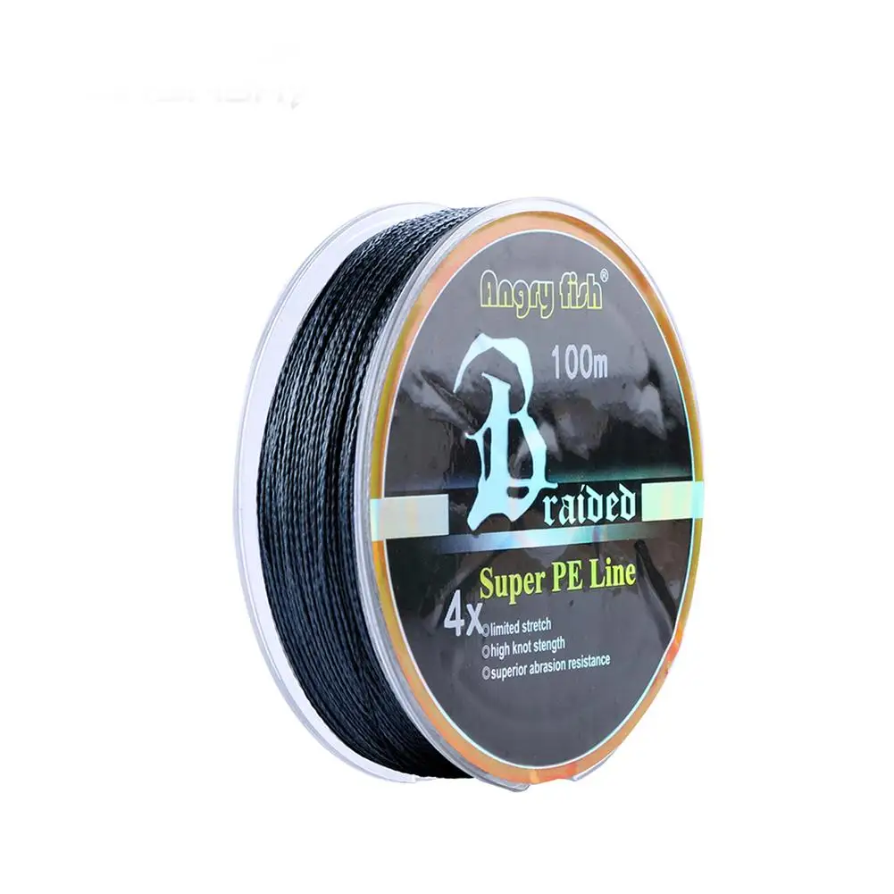 

YFASHION Diominate PE Line 4 Strands Braided 100m/109yds Super Strong Fishing Line 10LB-80LB Black