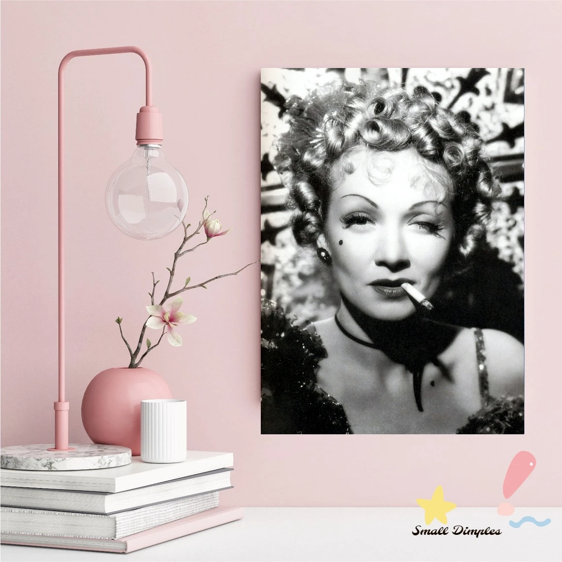 مارلين ديتريش المشارك الموسيقى ستار المشارك قماش الفن طباعة ديكور المنزل جدار اللوحة (لا الإطار)