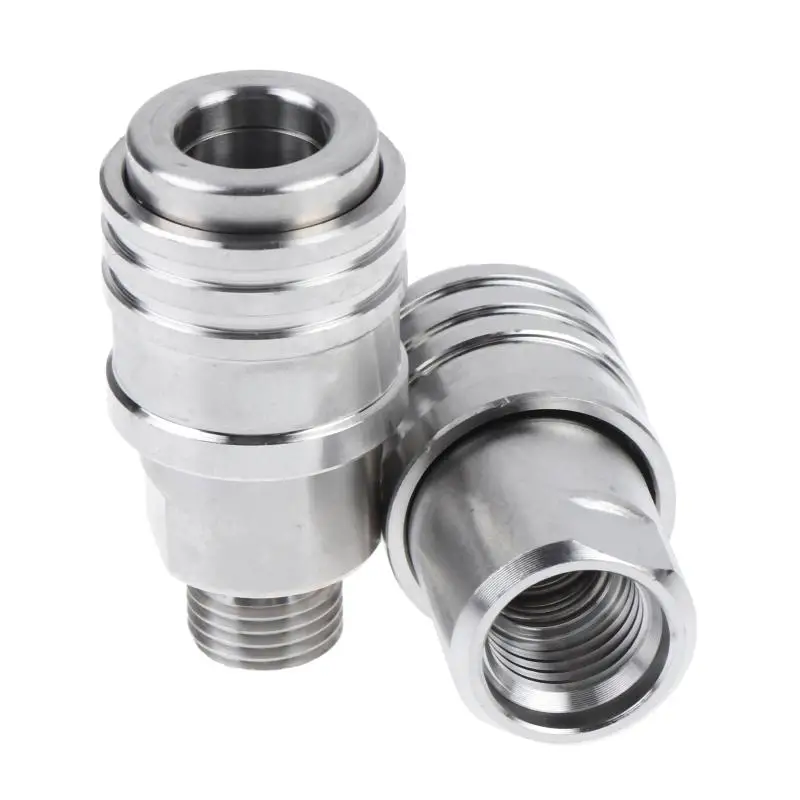New M14 G1/4 Self Locking Quick Connector Kink Free To Hose Car Cleaning Accessories For High Pressure Washer Snow Foam Lance