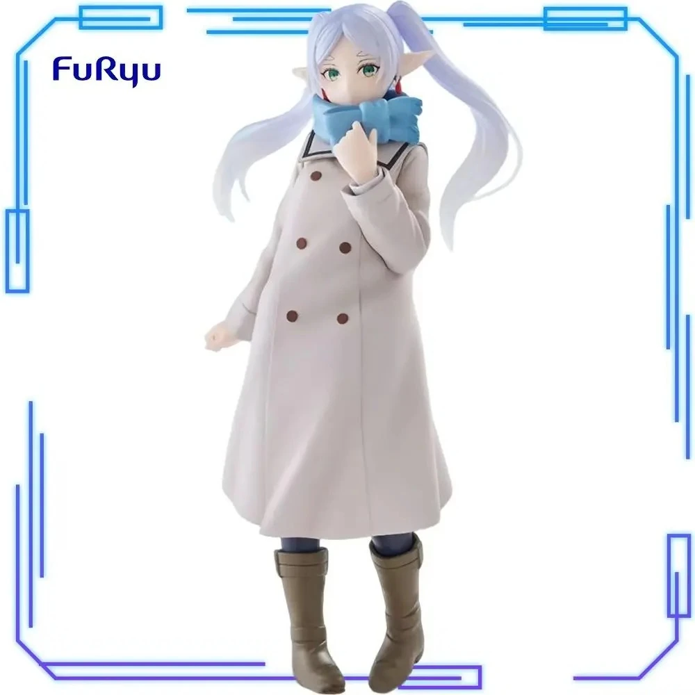 

In Stock FuRyu Original Genuine Anime Frieren:Beyond Journeys End Frieren Winter Clothes Ver. 17cm Model Toys Trio-Try-iT Figure