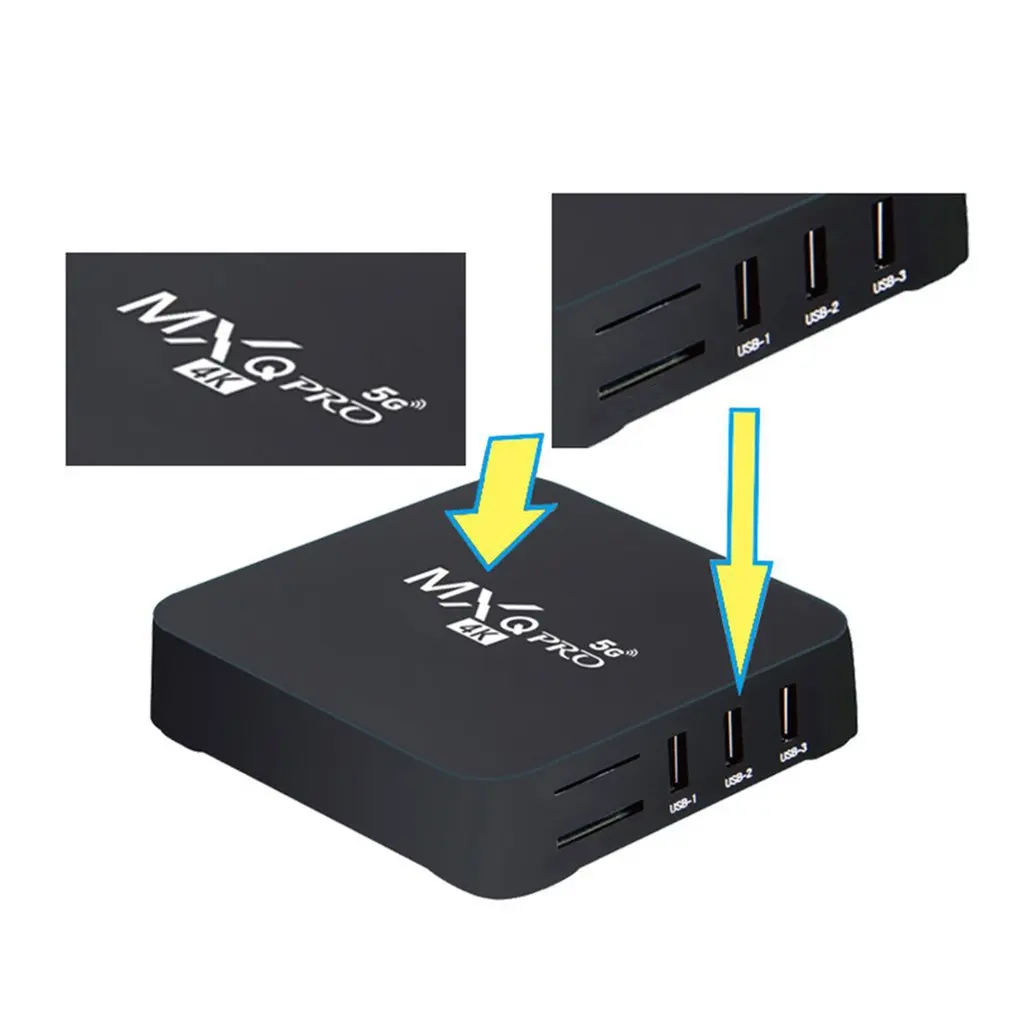 New M-RPO 5G 4K Network Player Set-top Box Home Remote Control Box Smart Media Player TV Box Smart Android TV Box Set-top Box