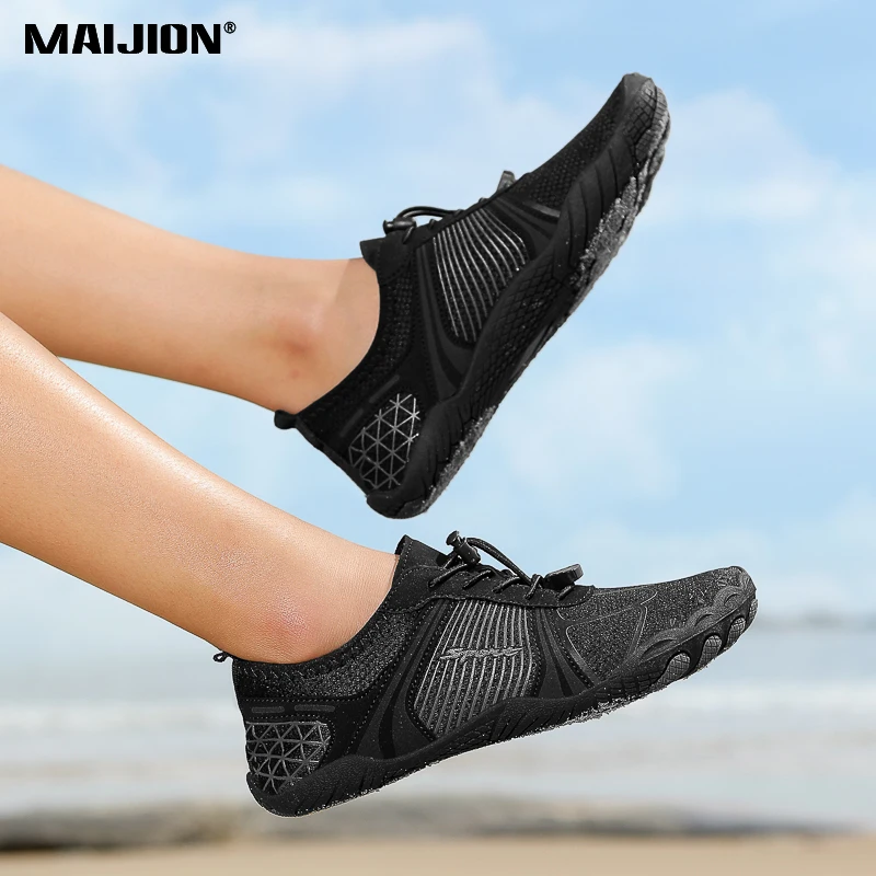 Men's Light Aqua Shoes Quick Dry Wading Sneakers Women Non-slip Water Sports Shoes Light Breathable for Surfing Beach Walking