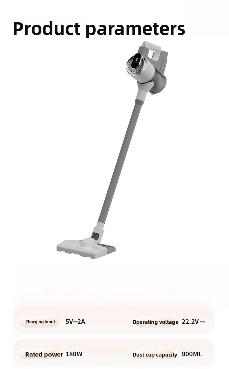 Wireless vacuum cleaner household super strong suction suction mopping all-in-one machine high power handheld vacuum cleaner