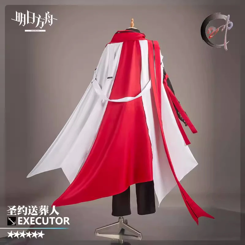 Executor the Ex Foedere Cosplay Arknights Federico Giallo Anime Men Fashion Costume Comic-con Party Suit Role Play Clothing New