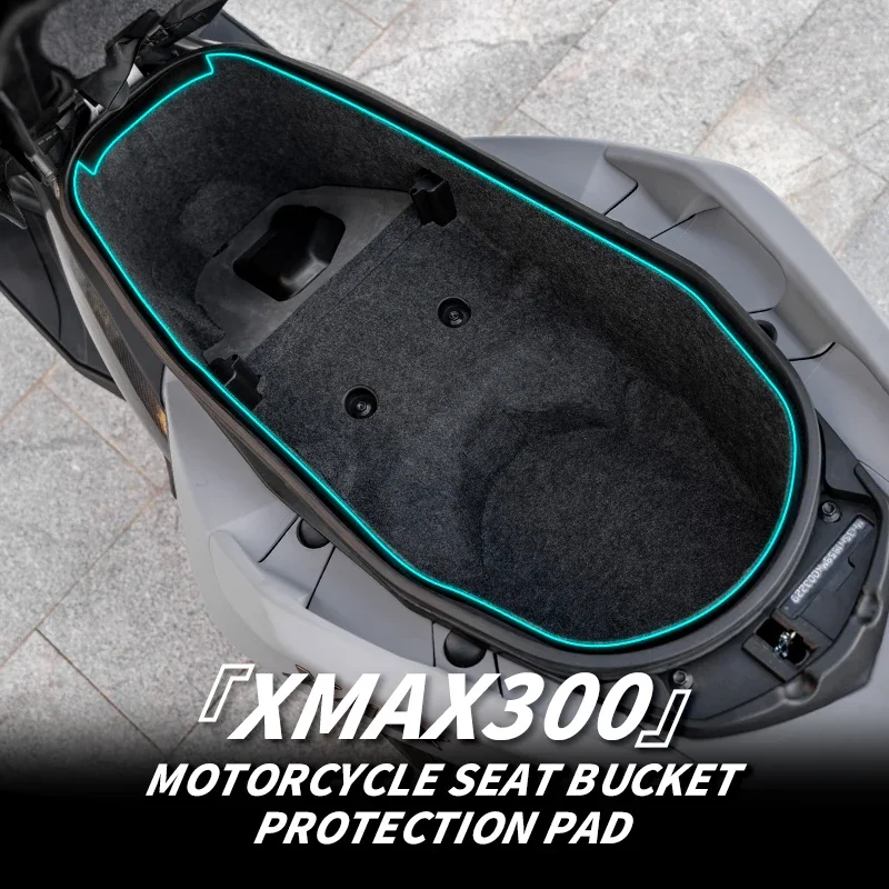 

Used For YAMAHA XMAX300 2022 YearsBefore Motorcycle Seat Bucket Pad BikeProtection Pad Storage Box LinerLuggage Tank Cover
