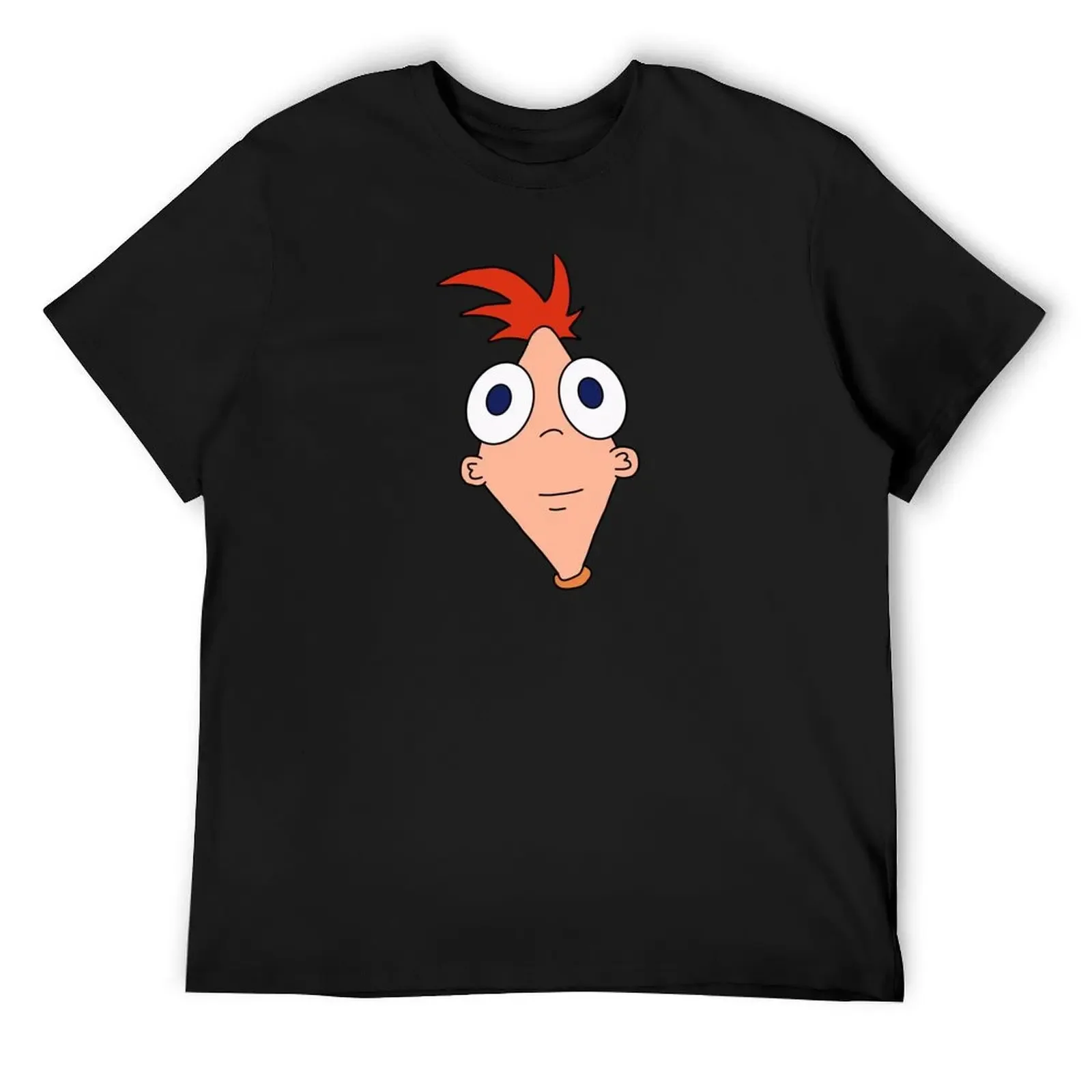 

Front facing phineas T-Shirt graphic t shirt vintage cute clothes sweat t shirts for men