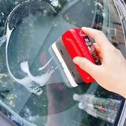 Dissolvant de film d'huile de verre de voiture, brosse de livres, revêtement de verre avant, dissolvant de film d'huile de bain, pare-brise flou