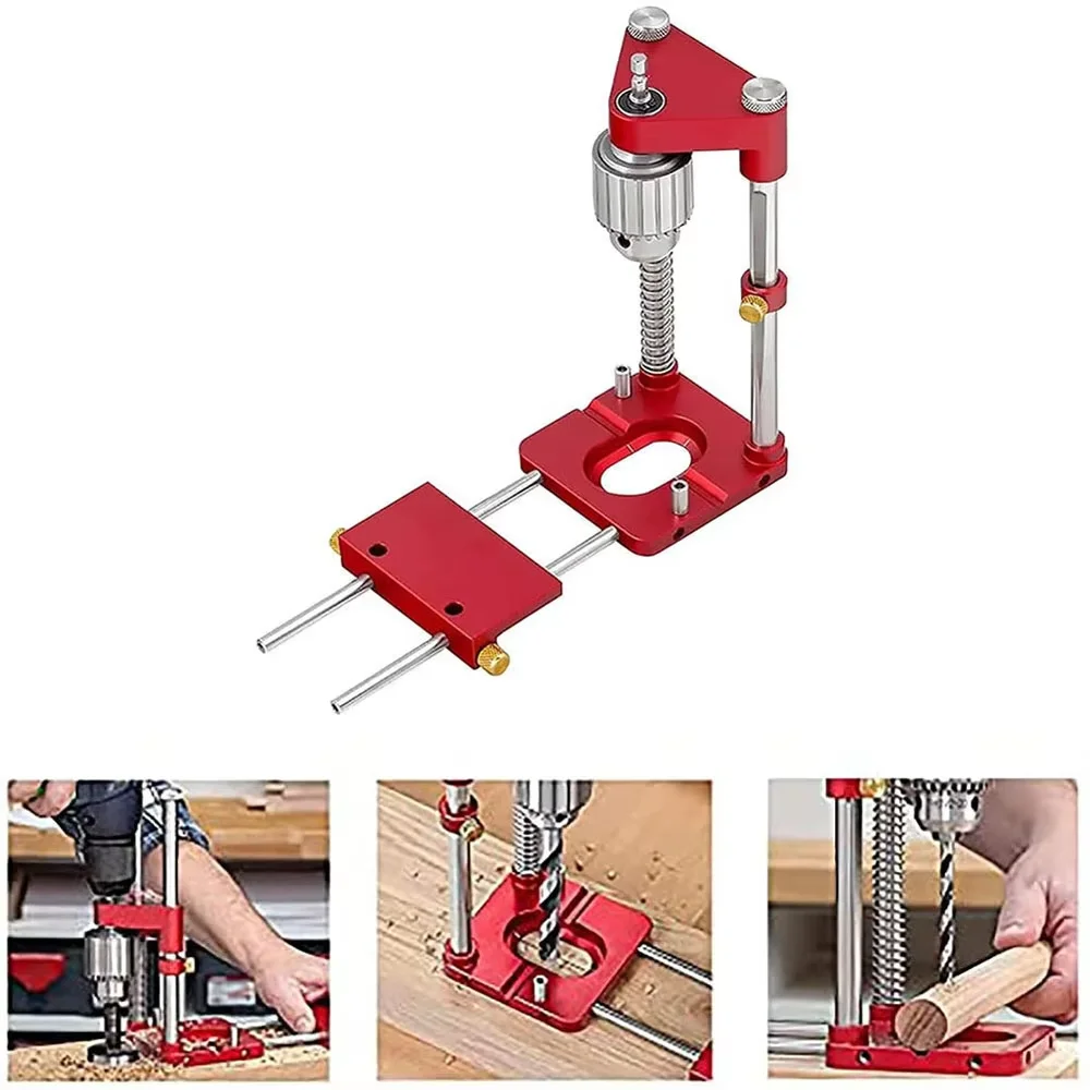 

1PC Woodworking Punch Guide Tool Opener Template Convenient Labor Saving Drill Hole Locator DIY Hand Tool Drilling Jig Carpenter