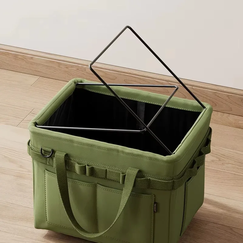 Waterproof Oxford Cloth Garden Tool Bag Multi-Pocket Tool Carrying Bag With Handle For Gardening Cleaning And Outdoor Use
