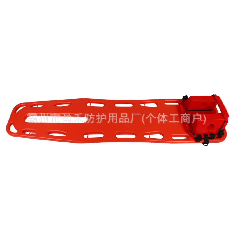 Head Fixed Water Rescue Stretcher X-ray Transparent Lifesaving Board for Transporting Injured Persons