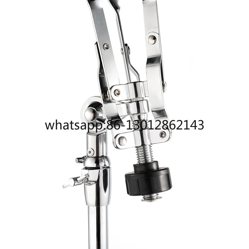 Reinforced double fork small military drum stand, drum stand S-2D dumbbell drum stand