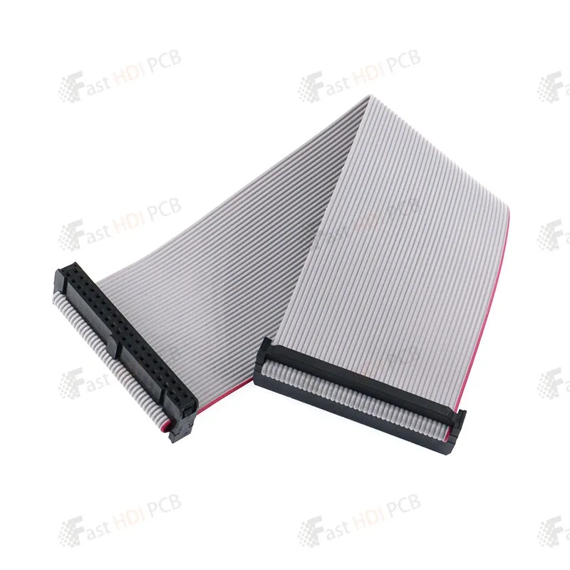 FC 시리즈 2.54mm 회색 리본 케이블 8/10/20/40/64 핀, JTAG, LCD 화면, 아두이노, 디버깅용 이중 행 사전 조립된 IDC 케이블