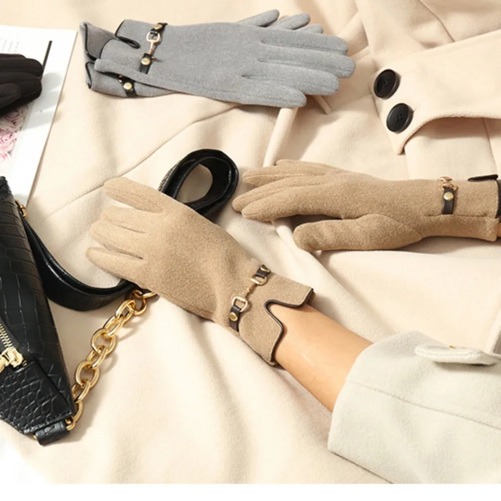 قفازات شاشة قابلة للمس بإصبع كامل وللأصابع ، قفازات دافئة ، قيادة ، تخفيضات كبيرة ، شتاء