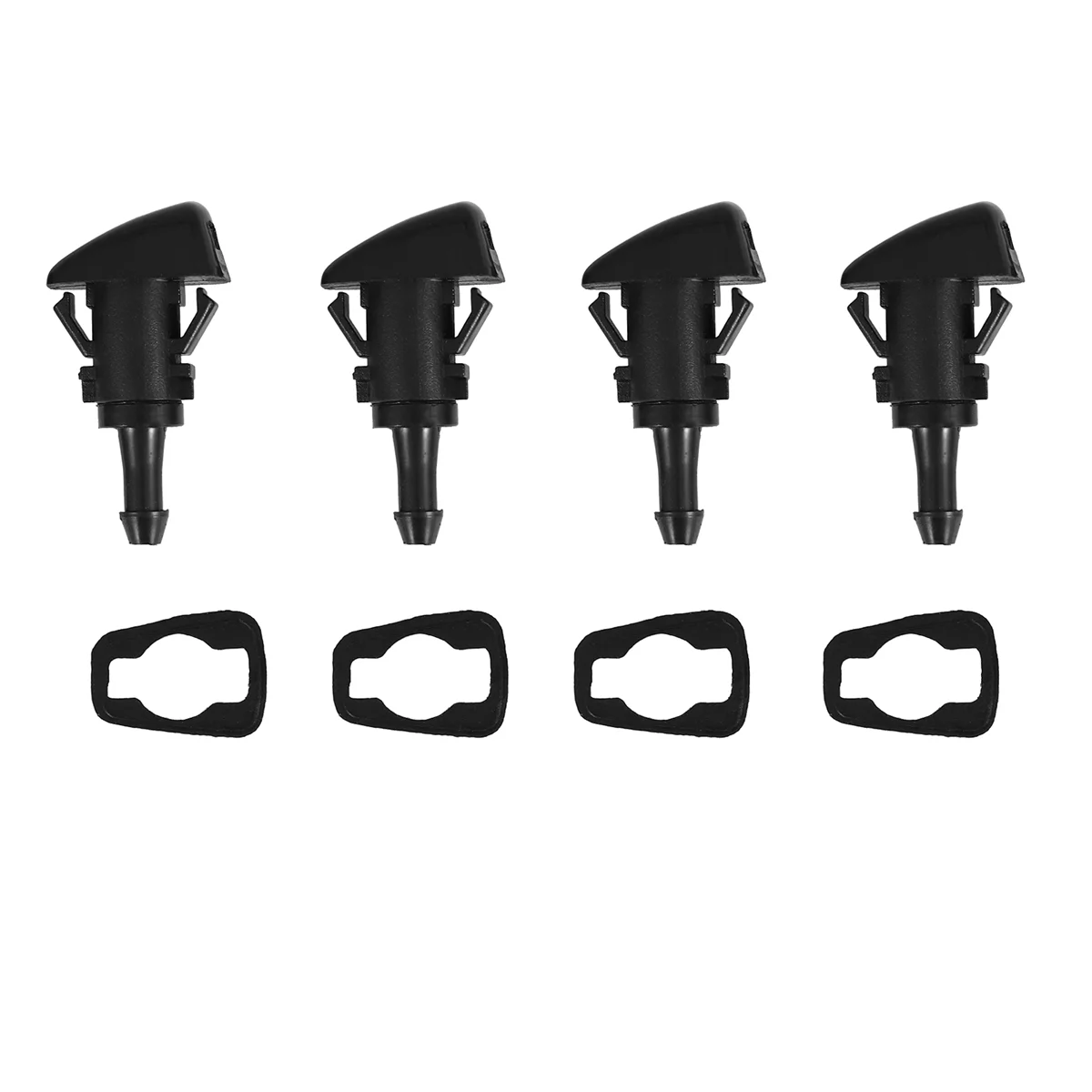 4 Pack Front Windshield Washer Nozzles Wiper Spray Kit Replacement for Chrysler Dodge Ram 5116079AA,4805742AB,5303833AA