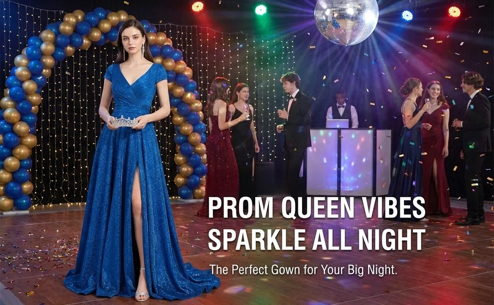 Long Prom Dresses with Sleeves