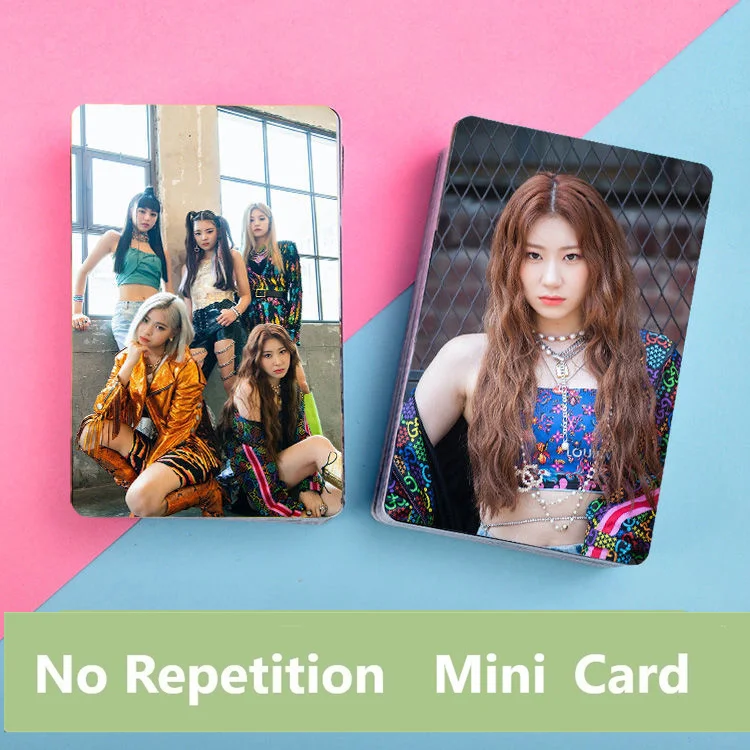 Series4 ITZY YEJI Choi Jisu Lia CHAERYEONG YUNA Shin Ryujin RYUJIN Group Plus Single Mini Card Wallet Lomo Card With Photo Album