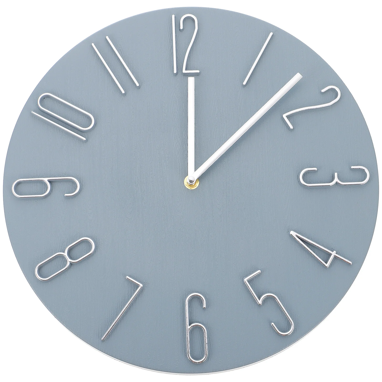 

Modern Wall Clock 12 Inch Silent Operated Hanging Clock For Living Room Decor Lightweight Space Saving Design Home