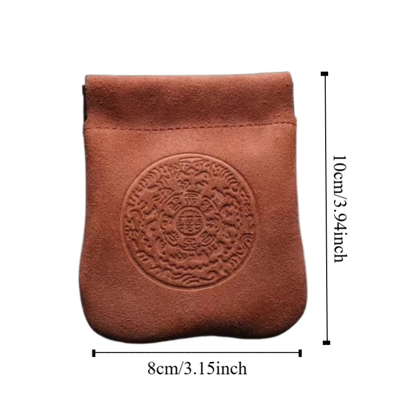 แบบพกพากระเป๋าเก็บเครื่องประดับสร้อยข้อมือแหวน Cowhide หนังผู้ถือเครื่องประดับกระเป๋าต่างหูสร้อยคอกระเป๋าเหรียญสแควร์