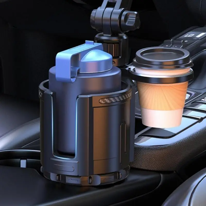 

Car Cup Holder Fan Stay Comfortable During Drive USB Car Fan Support 12V/24V K92C