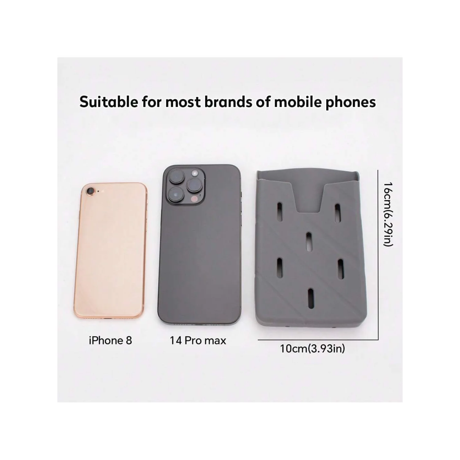 1pc Silicone Cell Phone  Bag, Beach Bag Accessory, Phone Holder, Hanging Pouch, Multipurpose Travel Organizer, Modern -Friendly