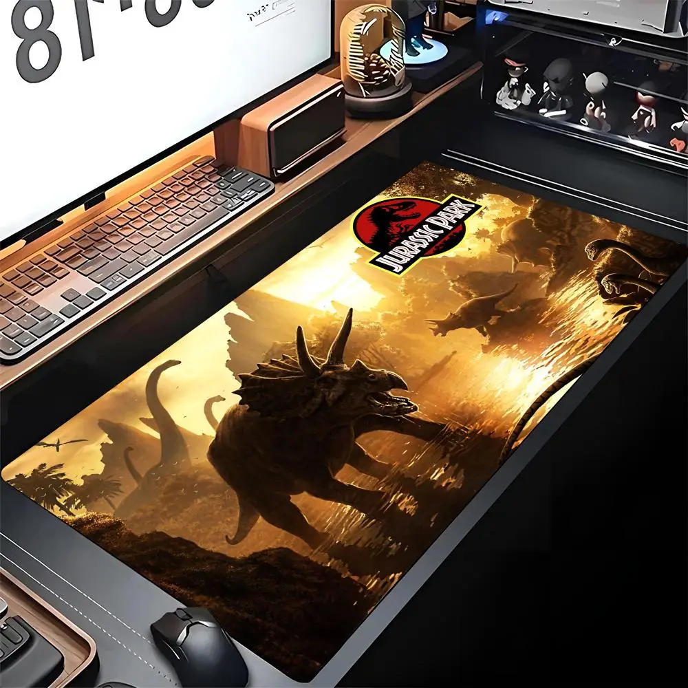 JurassicS P-ParkS Mouse Pad Gaming Locking Edge Big Computer Gamer Large Rubber Art Mousepad Laptop Gifts Desk Mat