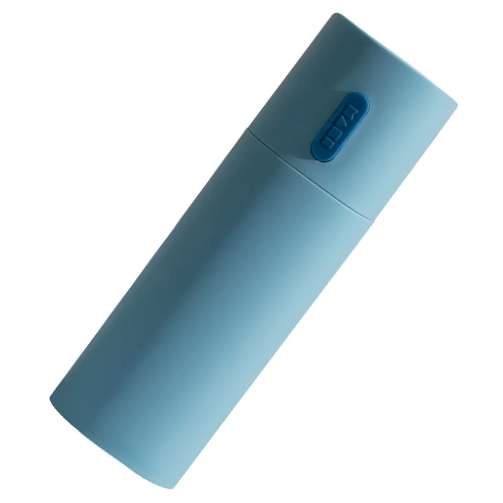 

Toothbrush Toothpaste Storage Box Portable Travel Holder Organizer Case for 1 Toothbrush Blue Color Compact Size