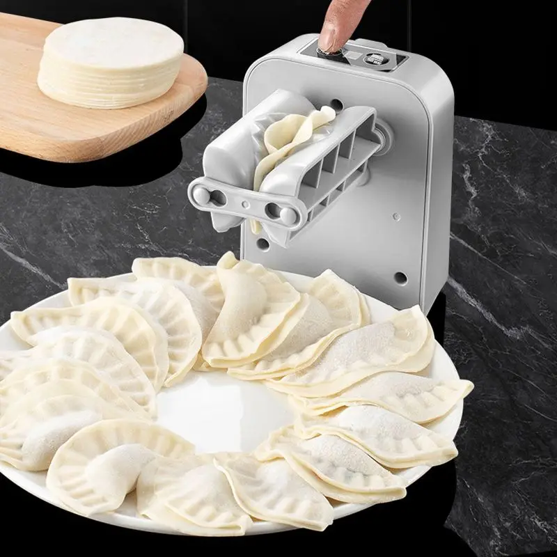 Imagem -06 - Máquina Elétrica Dumpling Maker Automático Fácil Doméstico Rápido Formando Fazendo Ferramenta Dumpling Wonton