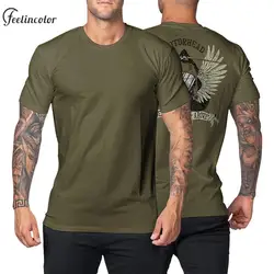 Army Green Men T-Shirt Round Neck Tees Short Sleeved Tops Summer Streetwear 3D Printing Outfit Casual Fashion Male Clothing