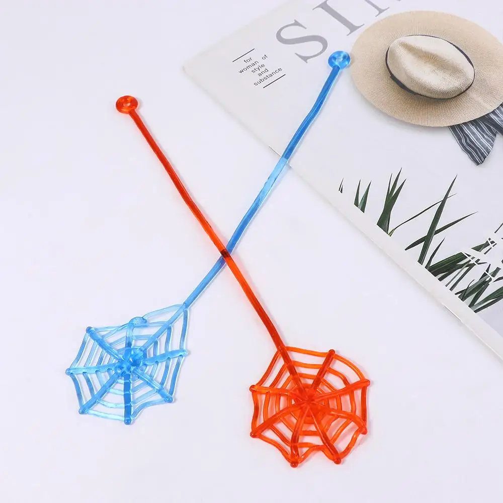 Birthday Gift for Children Pinata Fillers   Sticky Spider  Elastically Spider Web Stretchable Sticky Spider Web