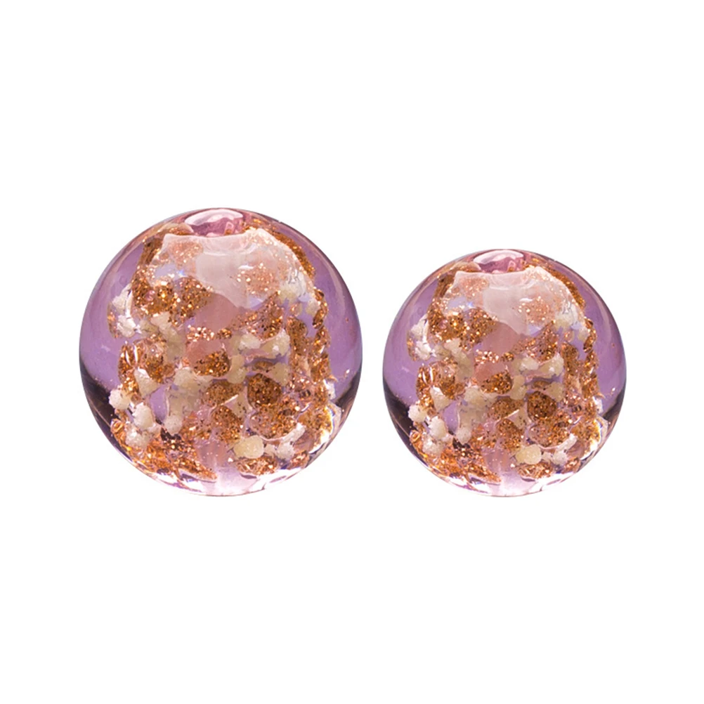 

20 pcs Glass Beads Round Glow Necklace DIY Kits Jewelry Beads Jewelry Projects Accessories Gifts