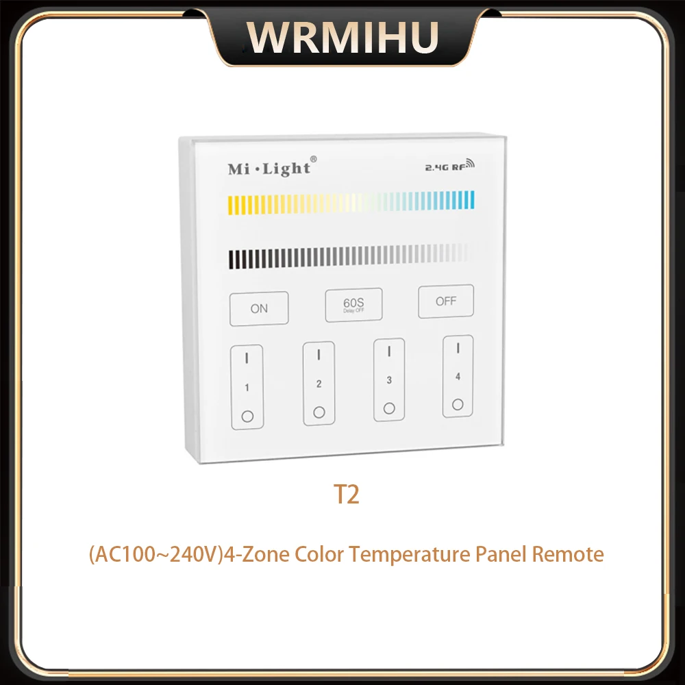 Miboxer DC12-24V Zigbee 3.0 + 2.4GRF Single color/Dual white 2 in 1 Dimmer per CCT 2 fili LED COB FOB Strips Light Controller