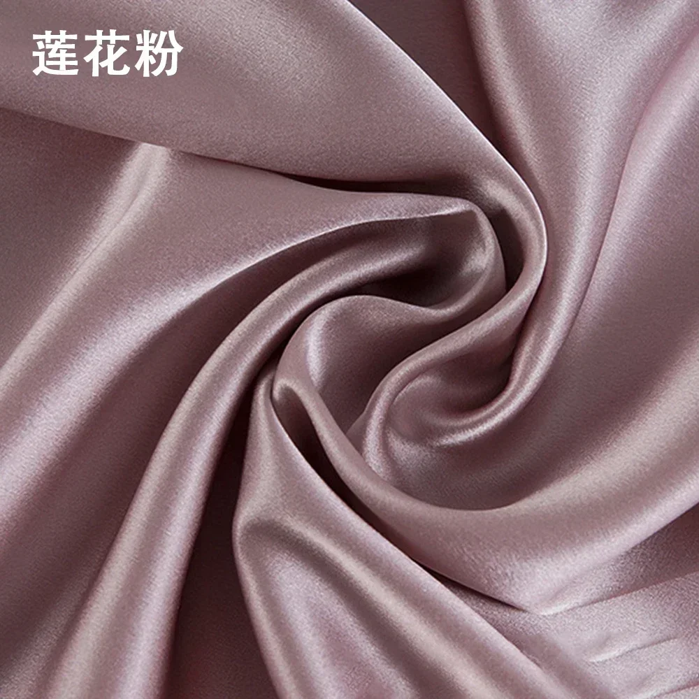 100% Pure Silk Fabric 140CM Width 19 Momme Natural Mulberry Silk Fabric High-quality Plain Crepe Satin