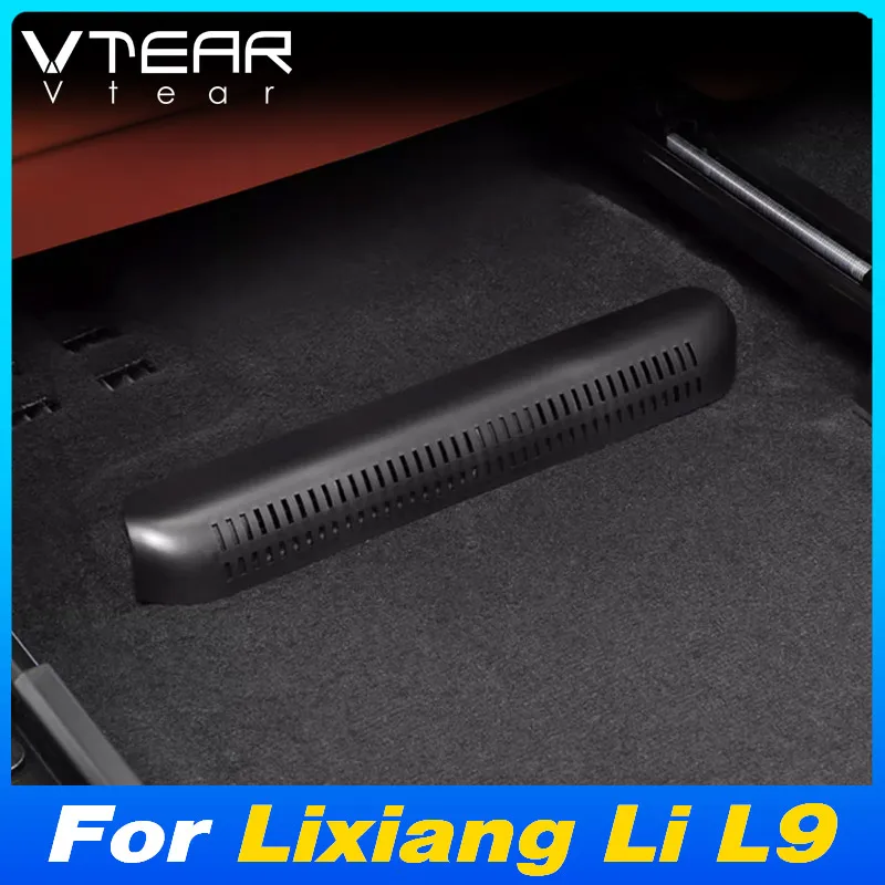 Vtear Car Air Outlet Under Seat Vent Cover Third Row Seat Conditioning Protective Interior Accessory For Lixiang Li L9 2022-2024