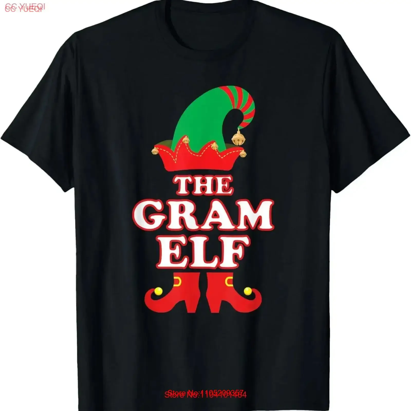 

The Gram Elf Grandmother T Shirt vintage Washed designer clothes Comfortable Unisex Breathable Casual Soft Slightly graphic
