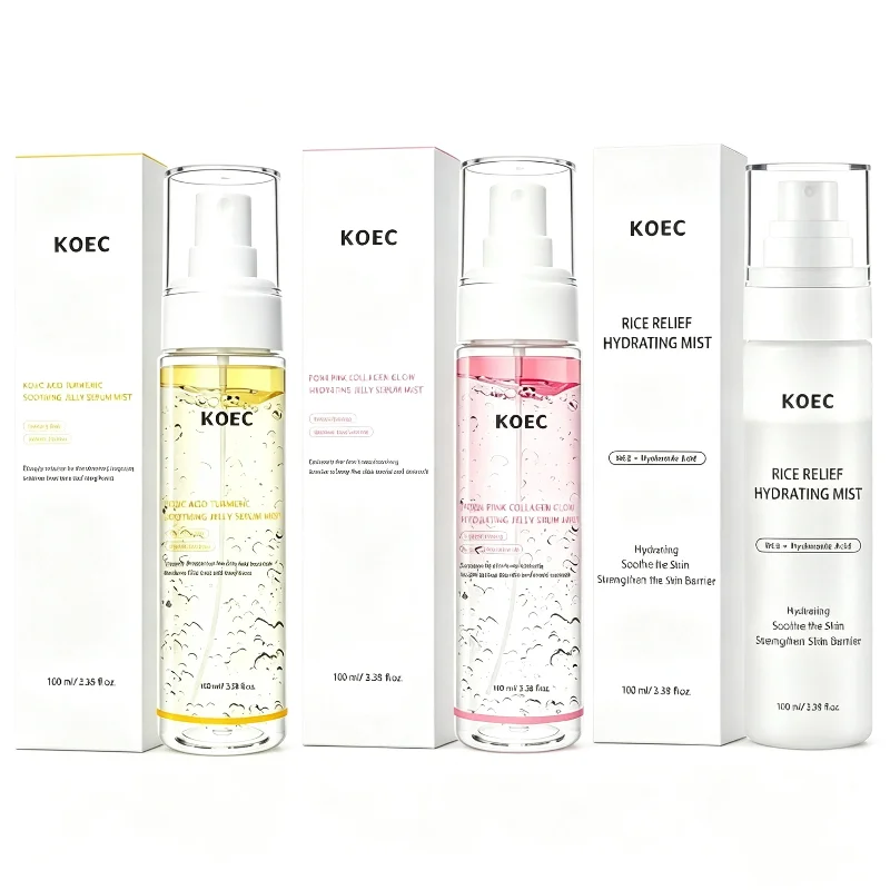 PDRN Kojic Acid Turmeric Serum Mist 100ml Rice Hyaluronic Acid Hydrate Refreshing Face Toner Deep Nourish Daily Pre-makeup Spray