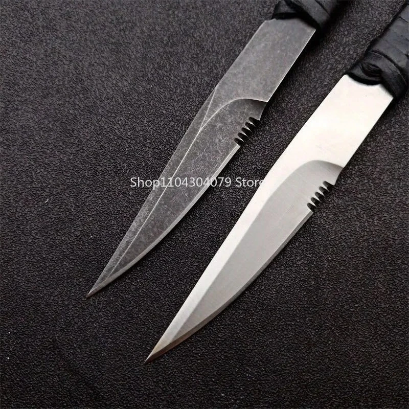 Outdoor Fixed Blade Knife with Sheath Camping BBQ EDC Portable Knives Jungle Adventure Climbing Trekking Picnic Multitools Tool - view 3