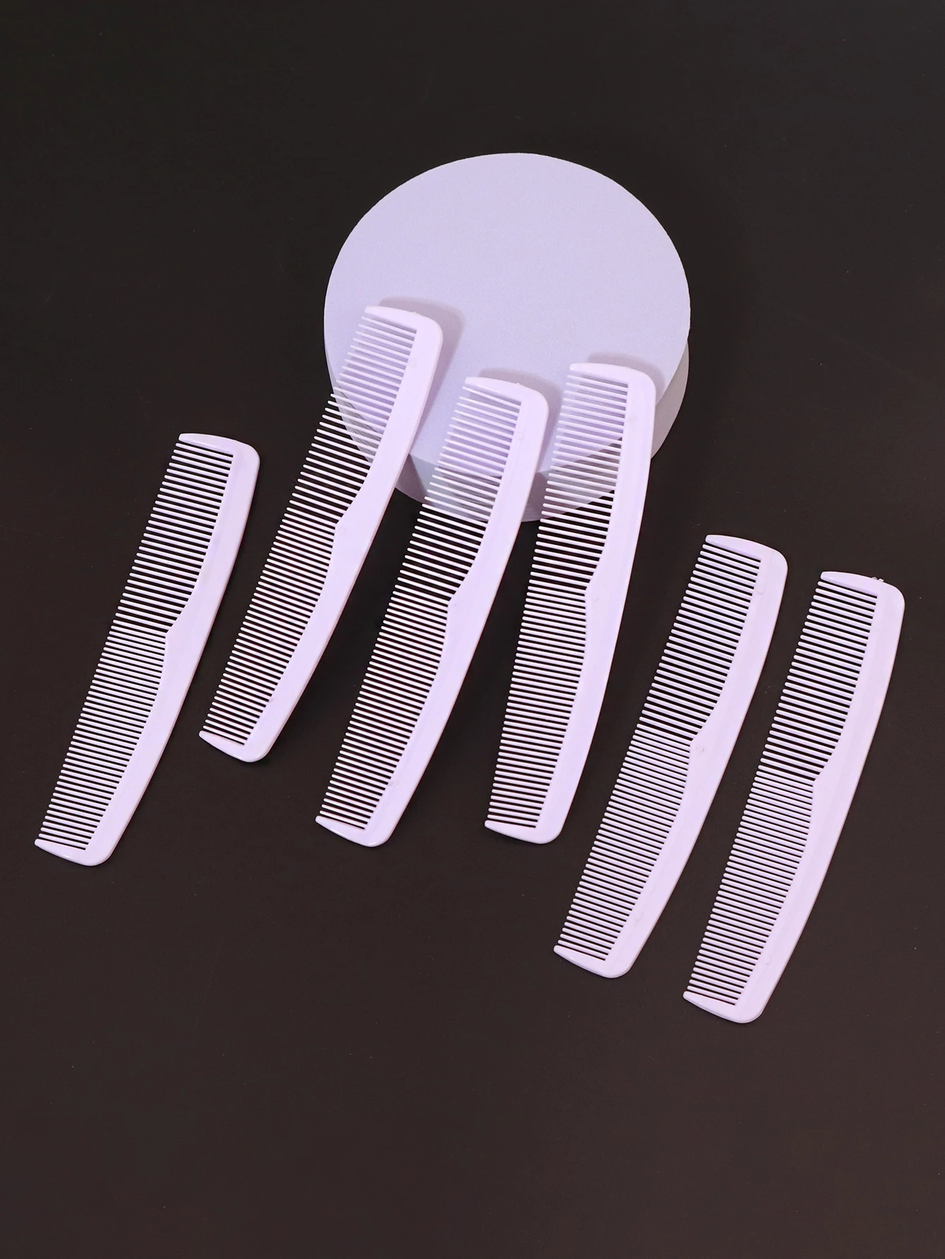 6Pcs Anti-statische Haar Kämme Mini Doppel Seite Haar Pinsel Pro Kamm Barber Haar-Kamm Styling Werkzeuge für Haar Zubehör – Detail 6